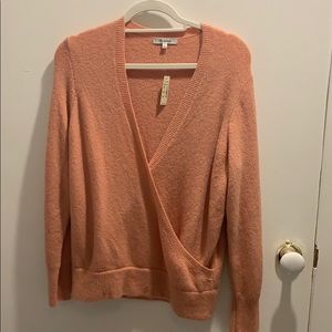 Faux Wrap Pull Over Sweater by Madewell